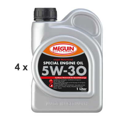 Meguin megol Special Engine Oil SAE 5W-30 / 4x 1 Liter Flasche
