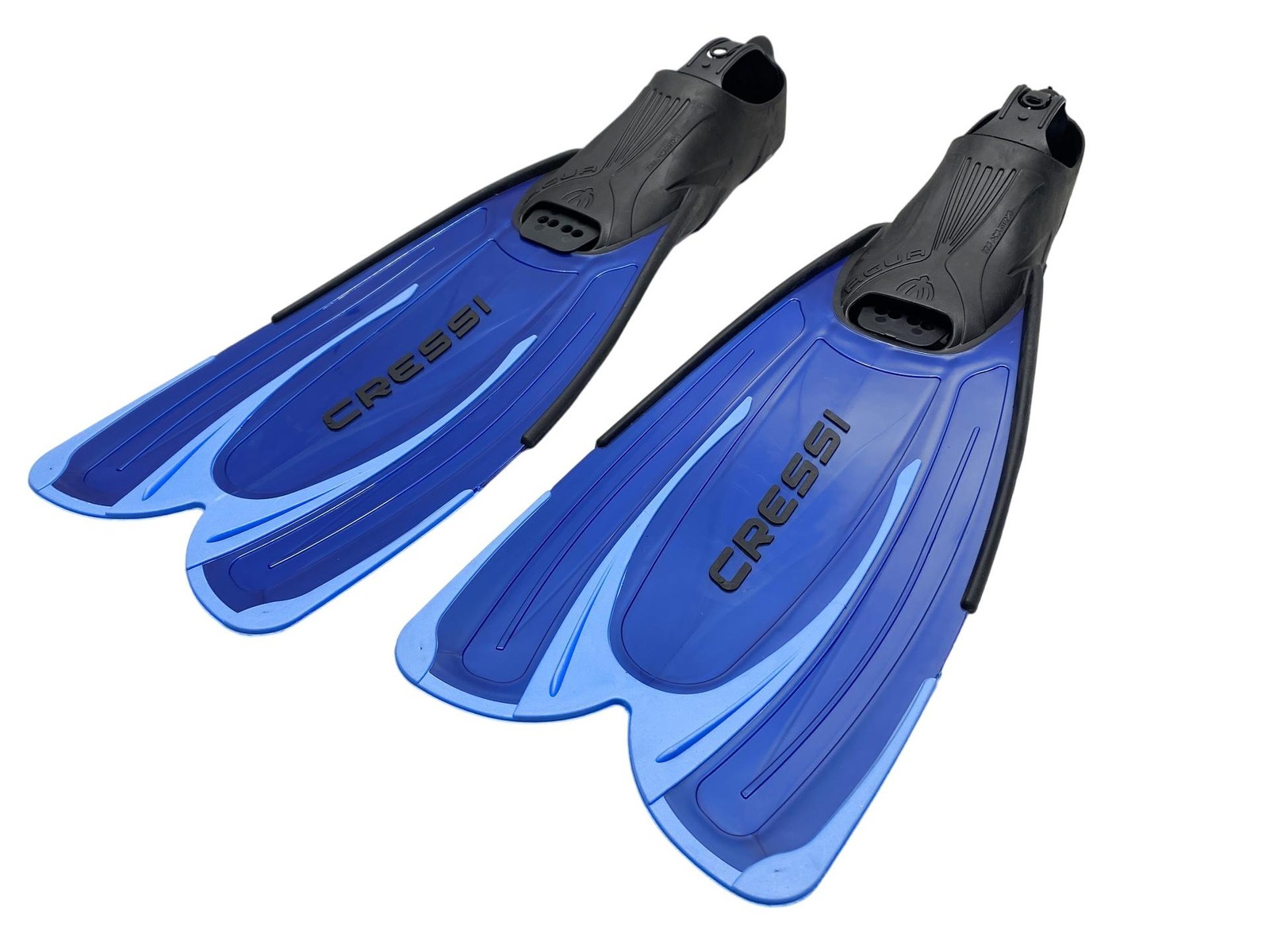 Aletas Cressi Sub Agua Talla 41/42 Unisex Azul-Negro B-WARE