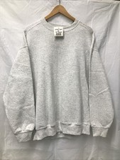 Vintage Fruit Of The Loom Heavy Cotton 90s Sweatshirt Ash XL Men  s Blank nwt