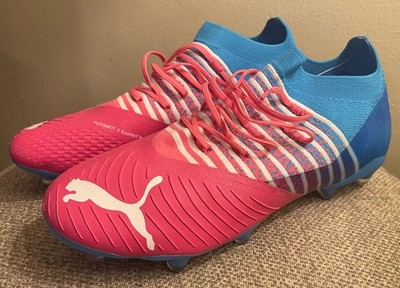 Puma Future Z 1.4 FG AG Soccer Cleats Pink Blue 107089-01 Men s Size 8 Boots 