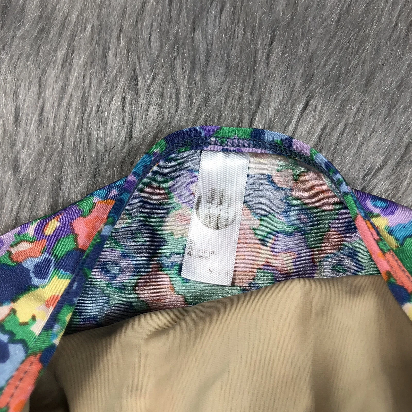 VETEMENTS American Apparel Vestito Bambina 6 Multicolore Floreale Elasticizzato Halter