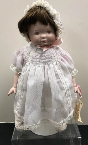 11” Vintage Suzanne Gibson Limited Porcelain Artist Baby Doll Kalico Kids1974 Sa