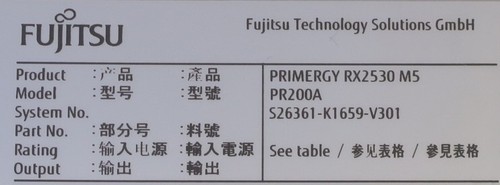 Fujitsu Primergy RX2530 M5 2x 20C Gold 6248 128GB Ram 2x 960GB SSD 4-Bay Server - Picture 4 of 6