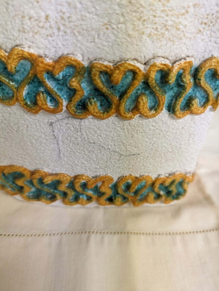 De colección. mcm fabuloso jarrón de cerámica de arte italiano/lámpara de TV. Foto 4 de 4