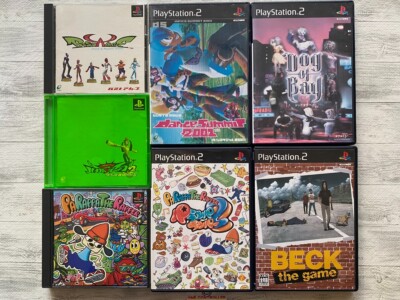 SONY PS 1  2 Bust A Move & PaRappa the Rapper & dance summit & Dog of Bay & Beck