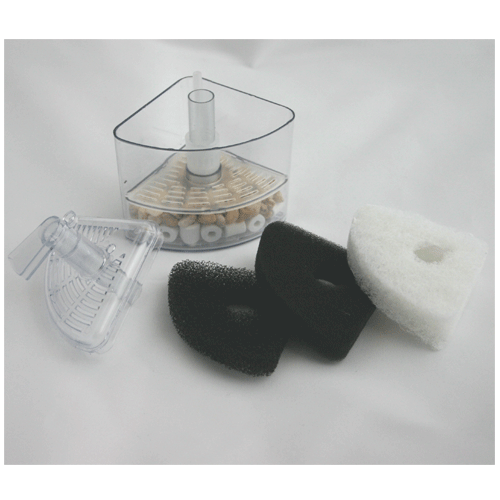 Luftbetriebener Bio Eckfilter Schwamm Braten Garnelen Nano Aquarium 40 Gallonen - Bild 4 von 8