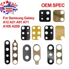 Rear Back Camera Lens Glass Cover For Samsung Galaxy A12 A21 A51 A71 A10S A20S