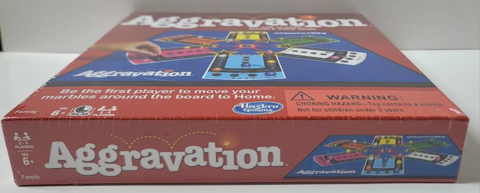 2018 Edition Aggravation The Classic Marble Race Game New Factory Sealed - Image 3 of 4