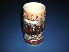  Budweiser Ceramarte Brazil Beer Stein “B” Series 1986 Vintage