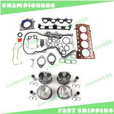 EA111 Engine Gasket Kit & Piston Ring Set For VW Golf Jetta Touran AUDI A1 1.4T