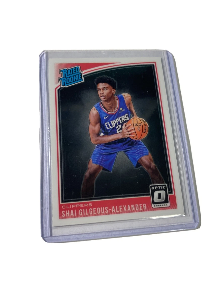2018-19 Donruss Optic #162 Shai Gilgeous-Alexander Rated Rookie RC True Base HOT