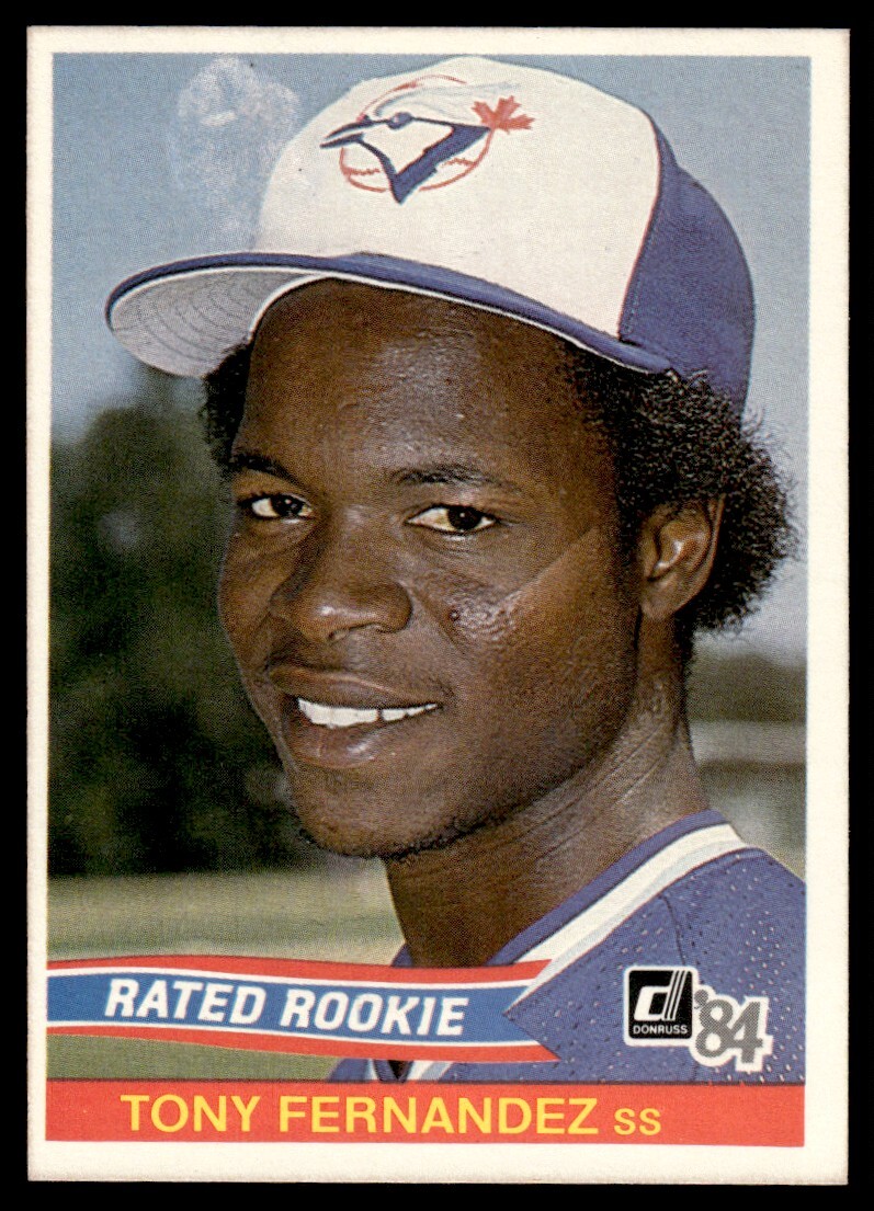 値下げフェルナンデス 1984 Donruss Baseball Tony Fernandez RC Toronto Blue Jays