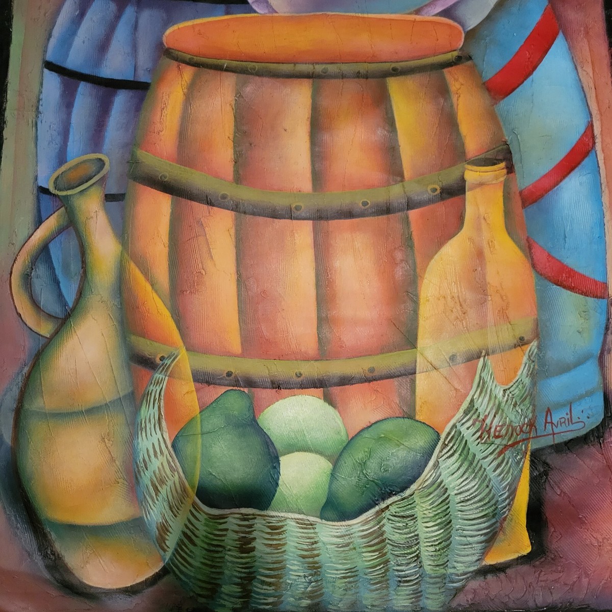 Haitian Painting by HENOCK AVRIL 36x25 | eBay