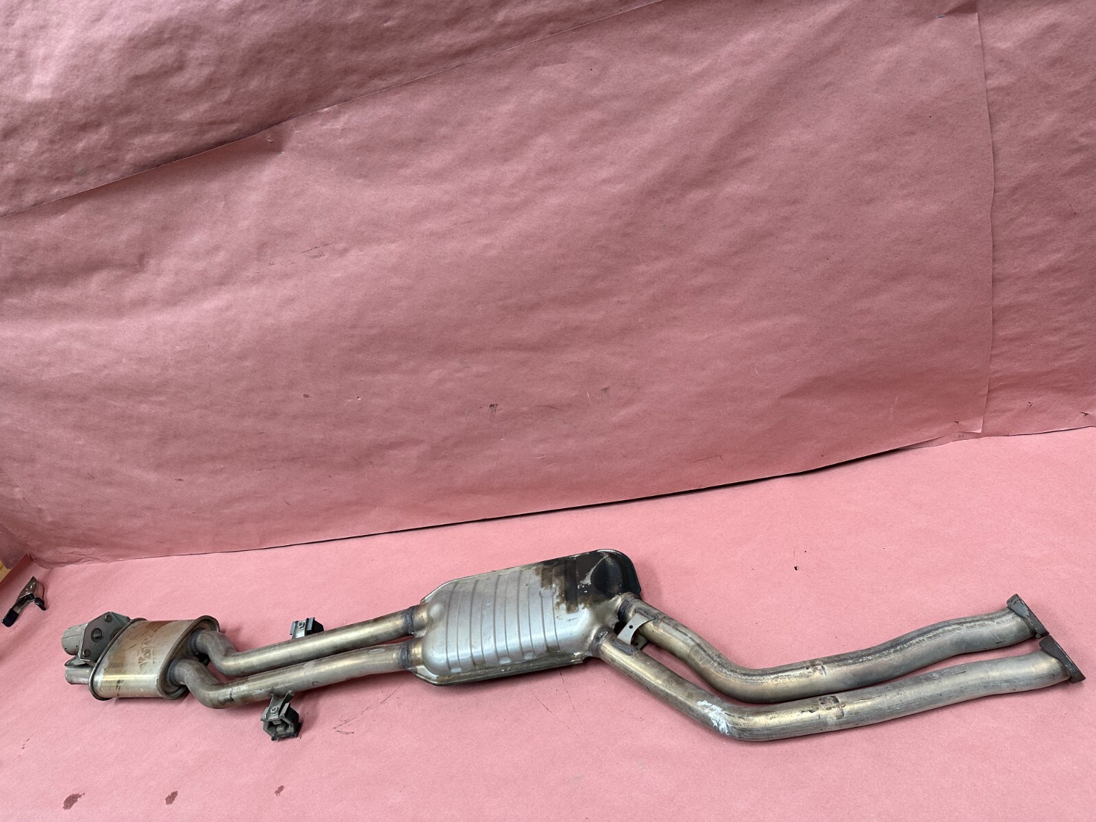 Exhaust Center and Rear Muffler Silencer BMW E46 330CI OEM 05155 eBay