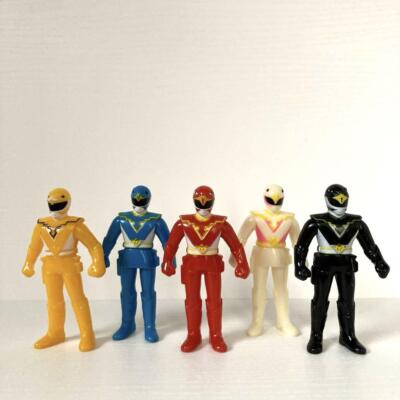 Power Rangers Chojin Sentai Jetman soft vinyl 5set Bundle Bulk japan