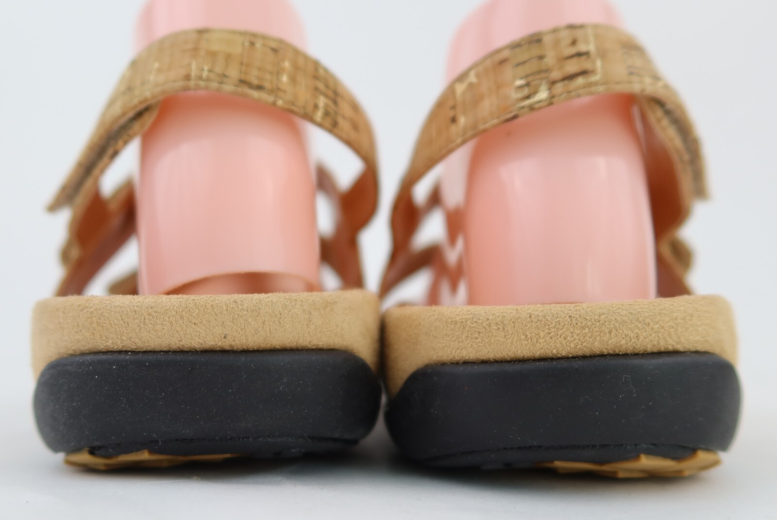 Vionic Amber Adjustable Gold Cork Sandals Sz 9 Wi… - image 8