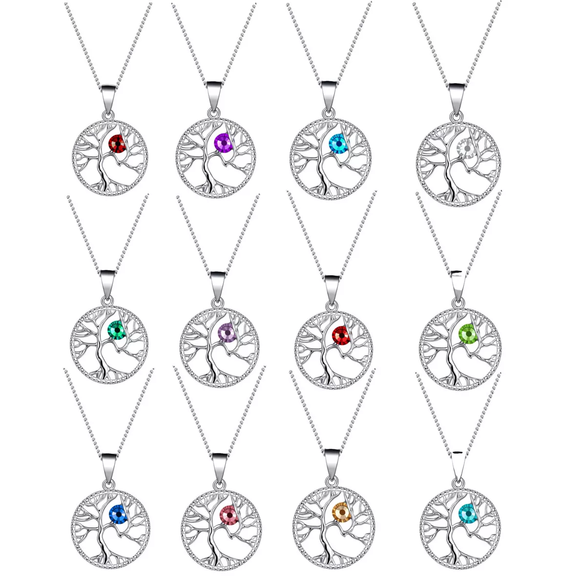 Tree of on sale life necklace swarovski