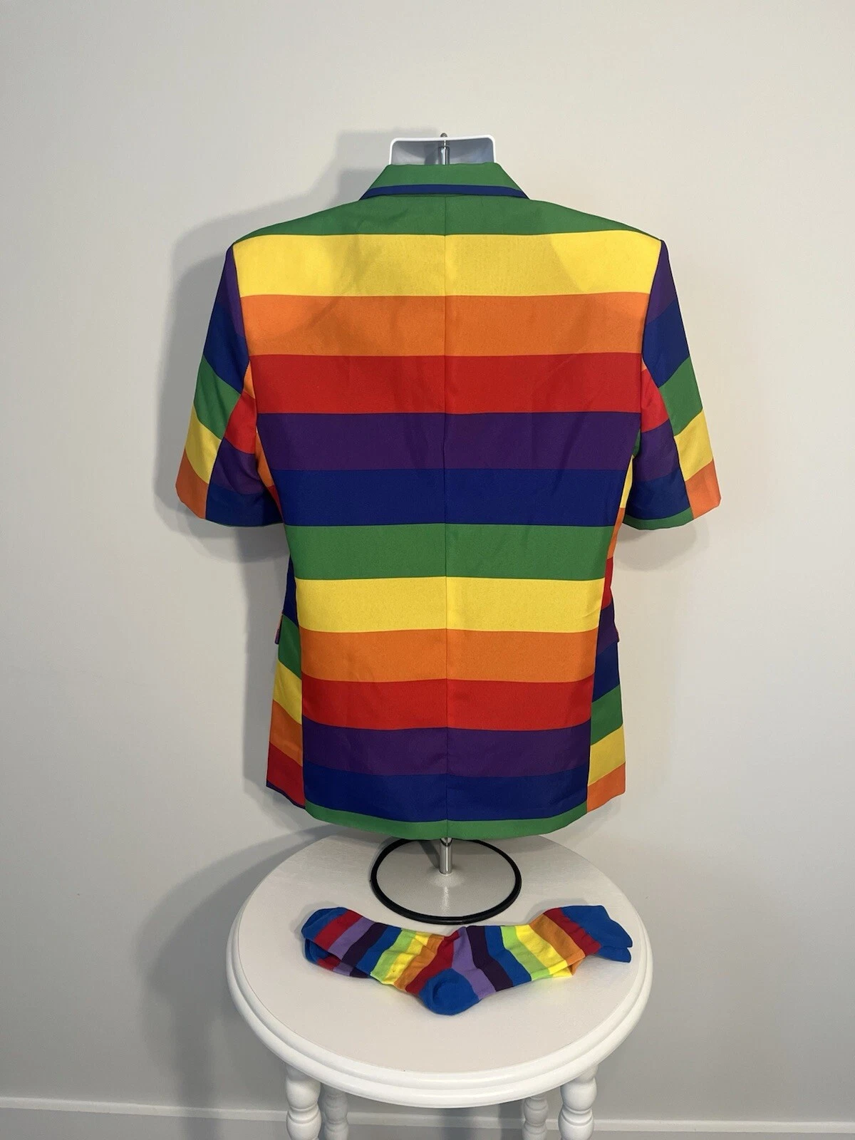 Tispy Elves Happy Hour short sleeve Pride jacket with matching socks image 2