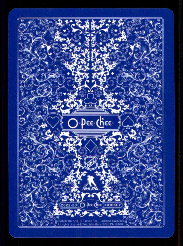 2022-23 O-Pee-Chee Playing Cards #9HEARTS Igor Shesterkin - Image 2 of 2