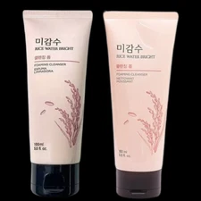 2-Pack-The Face Shop - Rice Water Bright Foaming Cleanser /150 ml/K-Beauty
