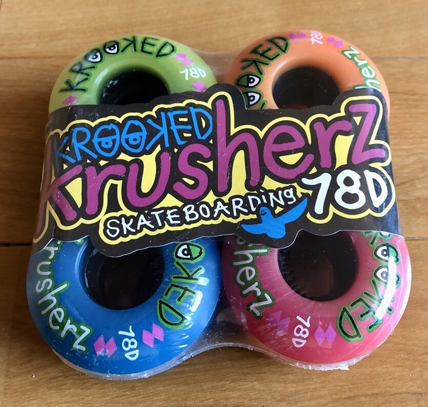KROOKED Skateboard WHEEL Krusherz 54mm 78D Unused Item