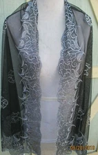  beautiful shawls Net matrial  whit emboriedy  lovely floral desigen 