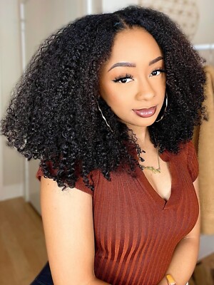 Kinky Curly Cambodian Virgin Human Hair Wig Newbie Cambodian Kinky Curly Frontal Wig – The Frontal Queen main image 4
