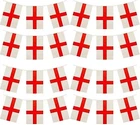 10m England Bunting Banner Flag St Georges Day Euro  Rugby Cricket Day World Cup