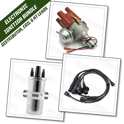 VW T2 T25 Air Cooled Electronic Distributor HT Leads and Viper Coil 1.7 1.8 2.0L
