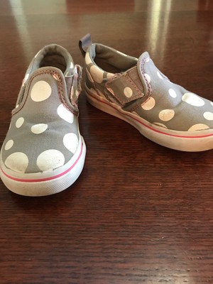 pink polka dot vans