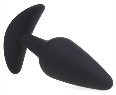 Plug Anal 'Tiny Wilson' Noir - Dilatateur/Sextoy Pour Homme, Femme, Couple - 10 X 4,5 Cm