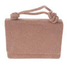 Fashion Glitter Fabric Rhinestone Clutch Evening Bag WLY099-CHP