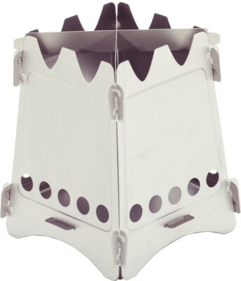 EmberLit Ultra-Light Titanium Stove For Burning Small Sticks No