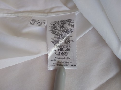 New Brooks Brothers Golden Fleece Detachable Collar Formal Shirt 16.5-35 - Picture 4 of 6