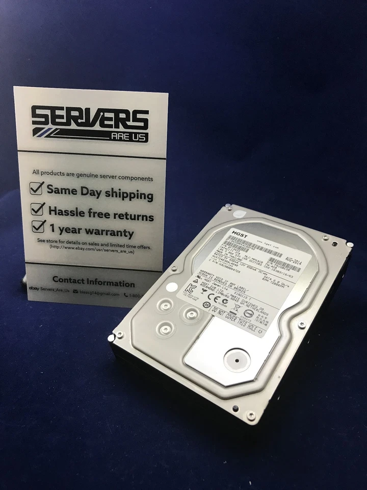 Hitachi 3TB 3.5" Hard Drive HUS724030ALA640 SATA 6gb/s 7200rpm 64mb 0F19477 - Image 2 of 2