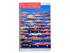 1987 Chevrolet Cars and Trucks Dealer Sales Original Brochure Corvette Camaro