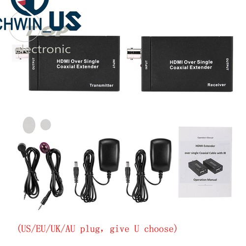 HDMI Over Single Coax Extender RG-6U 1080P Coax Cable Transmitter Receiver - Picture 13 of 13