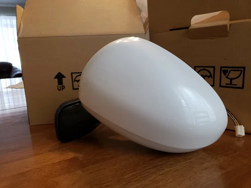 NEW BLIZZ PEARL WHITE Mirror Fits Toyota Prius 10-15 LT Driver Power Non-Heated 