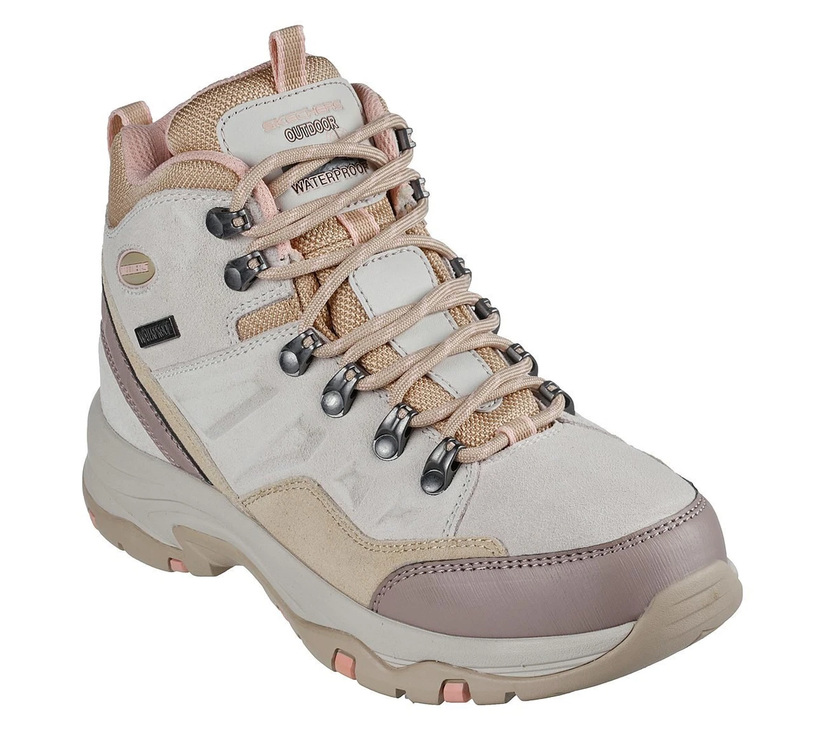 Skechers Relaxed Fit Trego Rocky Mountain RM Damen Beige 