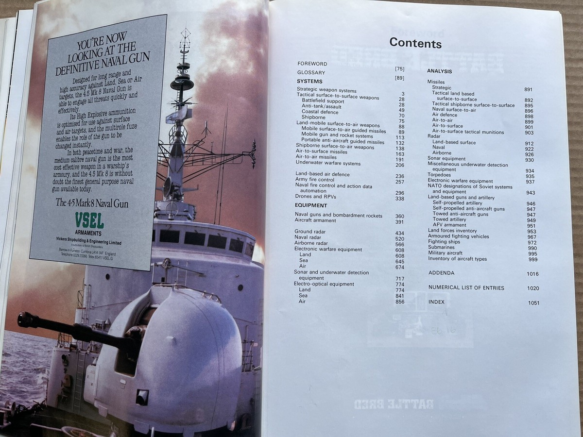 Jane's Weapon Systems 1985-86 Sixteenth Edition British Aerospace