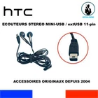 ORIGINAL HTC MINI USB extUSB 11-pin HANDFREE 36H00581-00M OEM STEREO PEDESTRIAN KIT