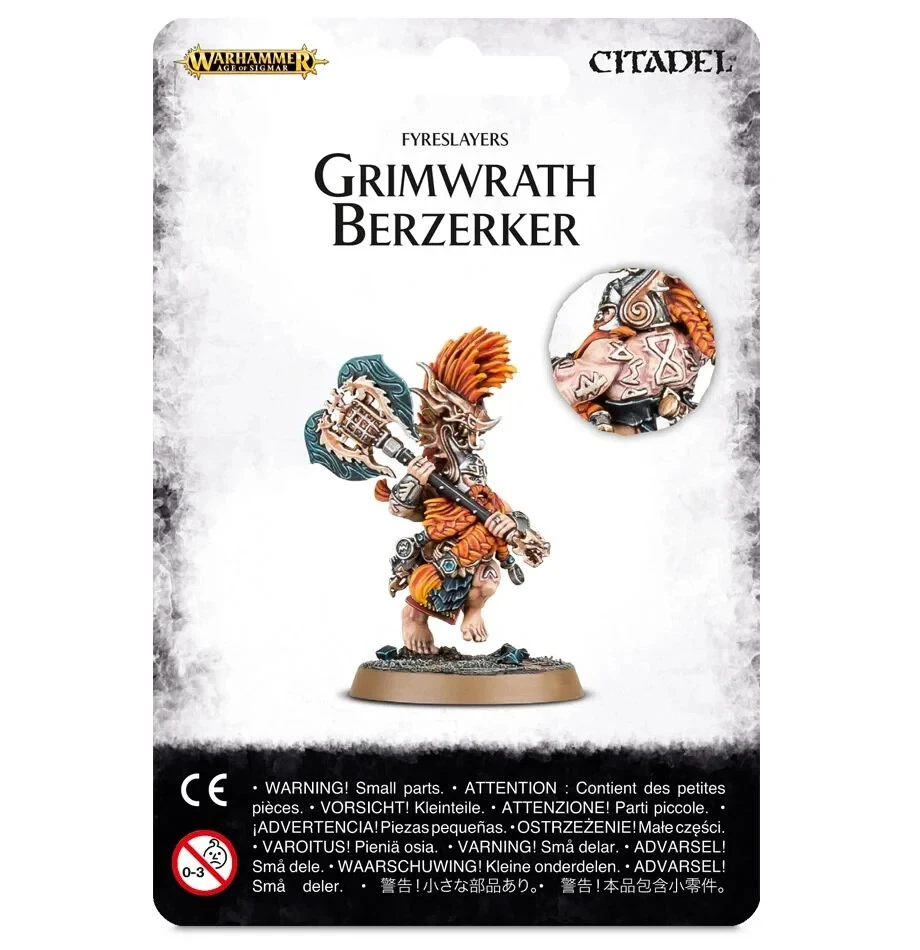 Grimwrath Berzerker Blister Fyreslayers Warhammer AOS Age of Sigmar NIB