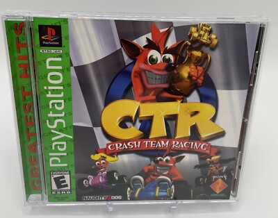 CTR: Crash Team Racing PlayStation 1 PS1 Complete CIB Greatest Hits Tested
