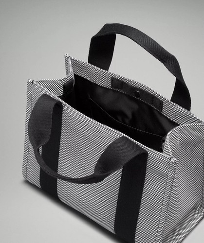Lululemon 🖤 4,5L Anchor Light Ivory Black Small Canvas Tote Bag 4,5 L - Bild 4 von 6