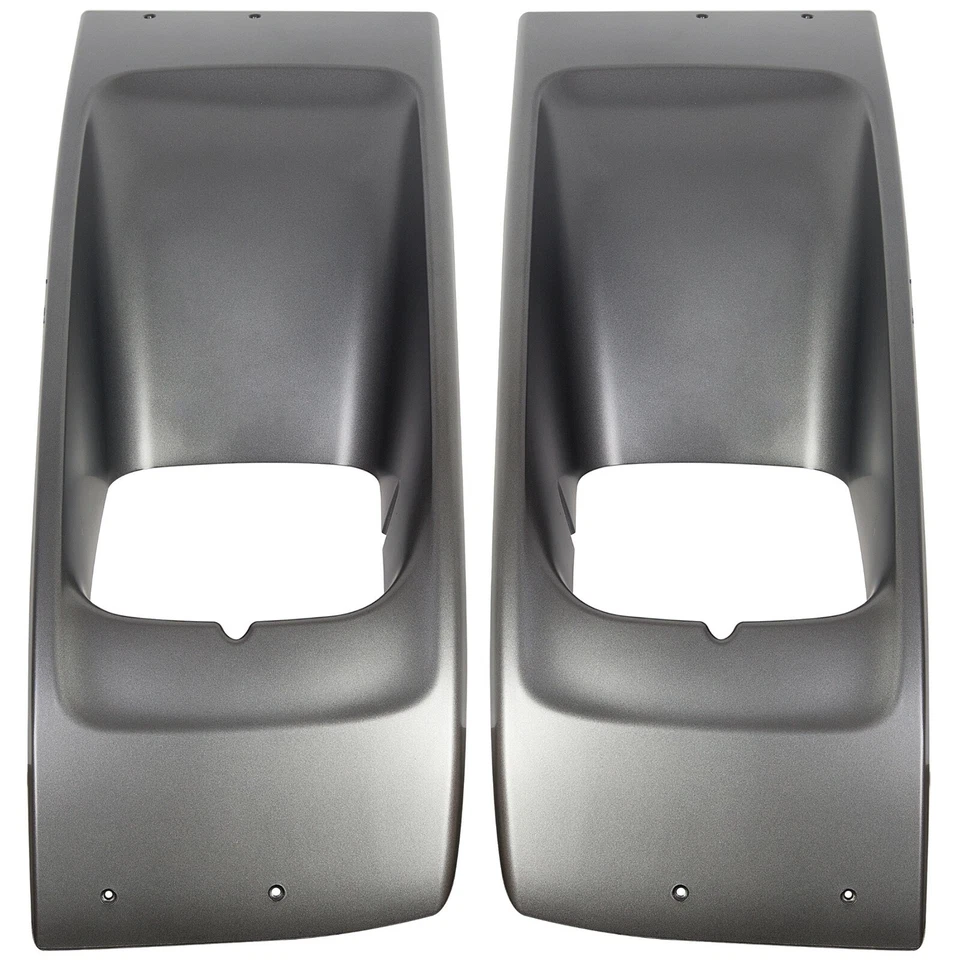 LH & RH Headlight Bezel For 03-09 Chevrolet GMC C4500 C5500 Topkick Kodiak Pair - Изображение 2 из 4