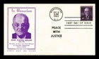 US COVER JOHN FOSTER DULLES MEMORIAM FIRST DAY ISSUE CASCADE CACHET