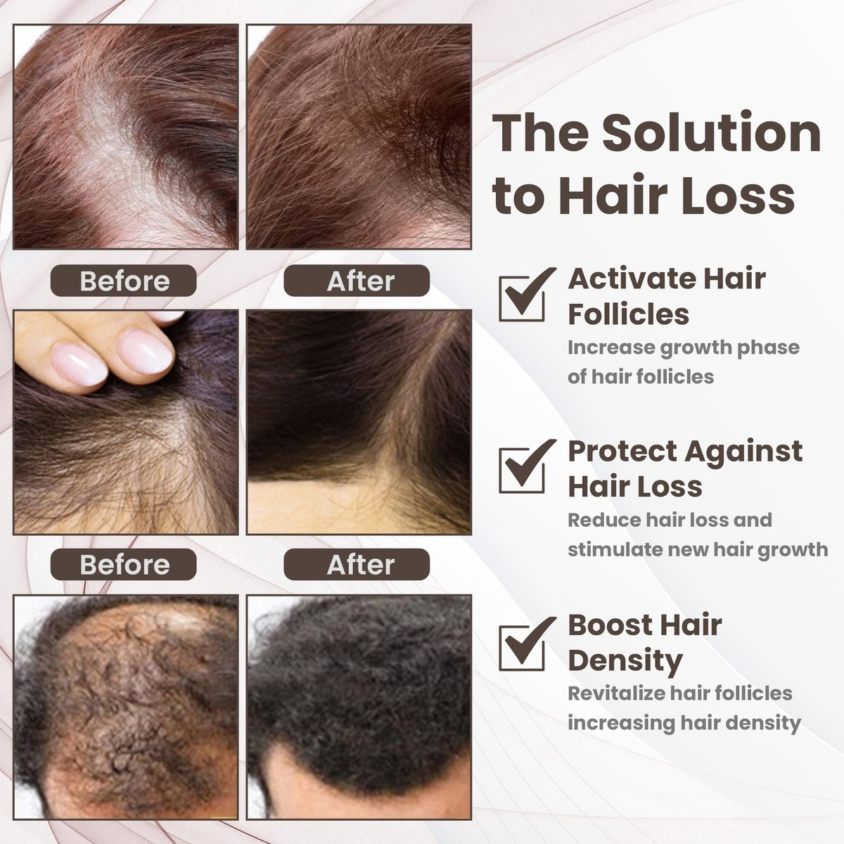 Copper Peptide 10% GHK-CU, 5% AHK-CU peptides Hair Growth Treatment Serum