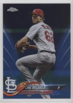 2018 Topps Chrome Blue Refractor 122/150 Luke Weaver #88 bn5