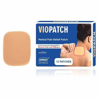 Viopatch Herbal Painn Relief Patch - Pack of 12 Patches | Instant Relief