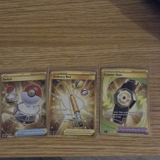 Pokemon Gold Secret Rare Trainer Cards